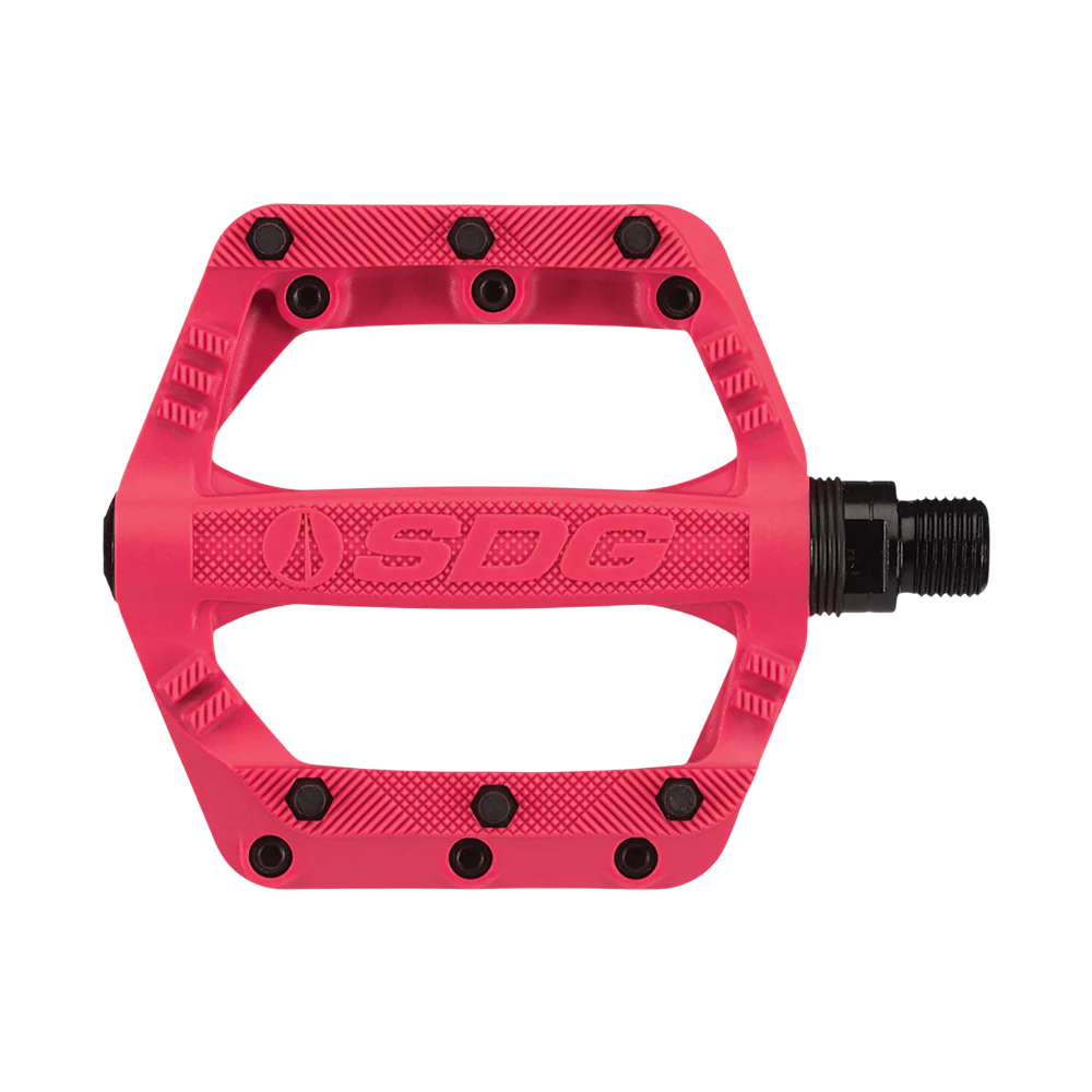 Pedais planos SDG SLATER Junior Vermelho