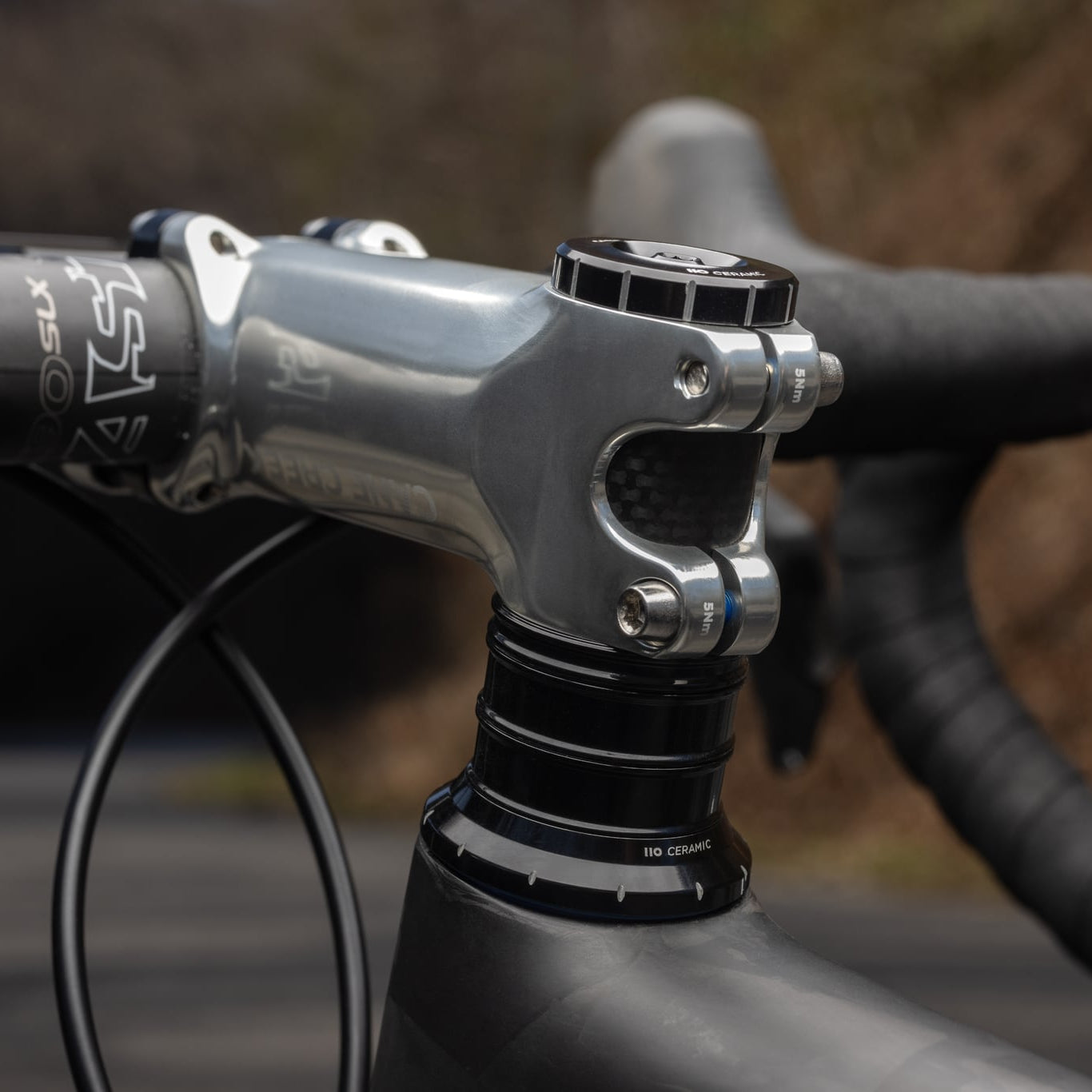 CANE CREEK 110 Ceramic Tapered Headset, 1 1/8"-1.5", IS41/28.6/H9 | IS52/40, preto/prata