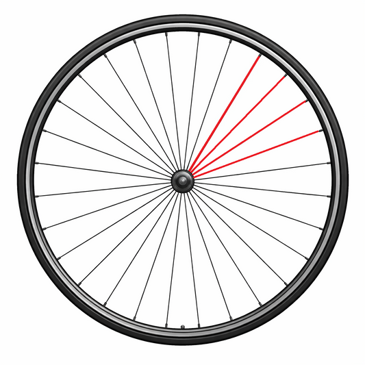 CAMPAGNOLO FULL SPOKE TRASEIRO ZONDA ESQUERDO (4 UNID.)