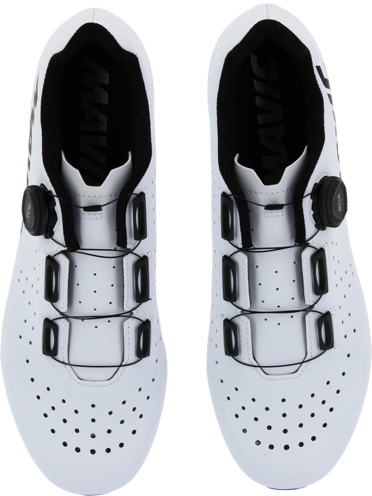 Sapatos Mavic Cosmic BOA brancos - vista 2
