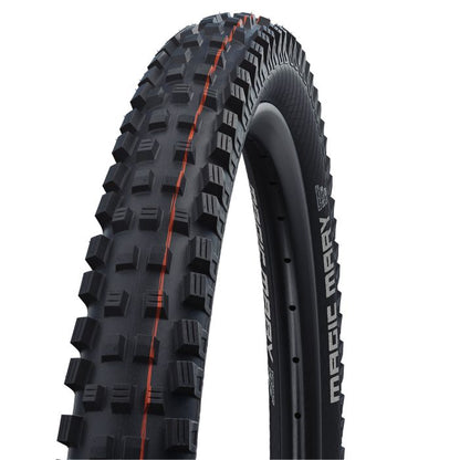 Pneu SCHWALBE MAGIC MARY 27.5x2.40 ADDIX SOFT SUPERGROUND Tubeless Ready Flexível Preto