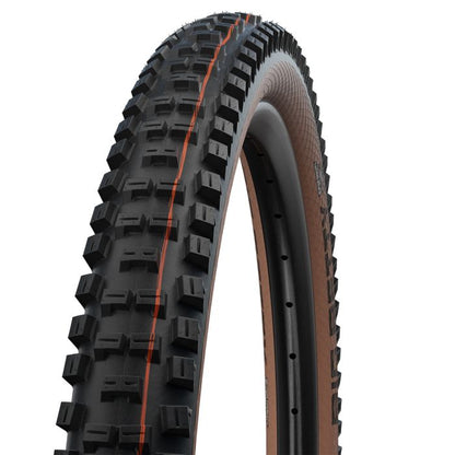 Pneu SCHWALBE BIG BETTY 29x2.40 ADDIX SOFT SUPERTRAIL Tubeless Ready Flexível Castanho