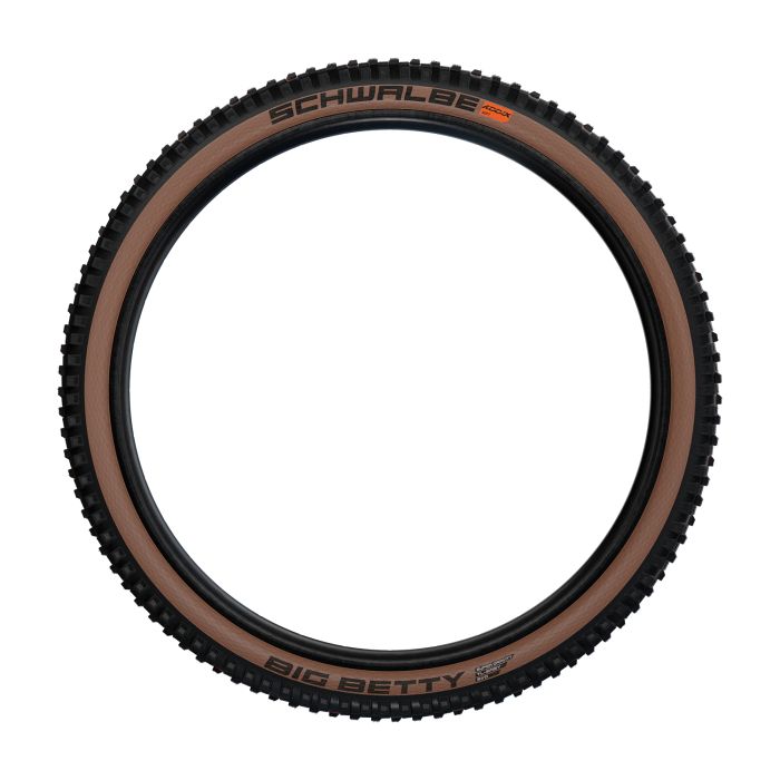 SCHWALBE BIG BETTY 29x2.40 ADDIX SOFT SUPERTRAIL Pneu castanho macio pronto para tubeless