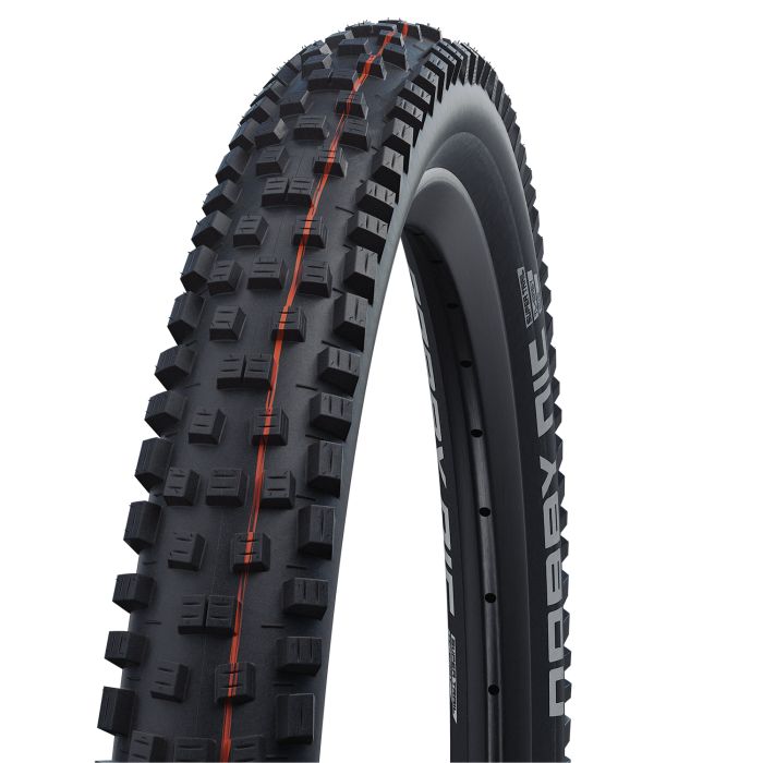 Pneu SCHWALBE NOBBY NIC 27.5x2.60 ADDIX SOFT SUPERTRAIL Tubeless Ready Soft Preto