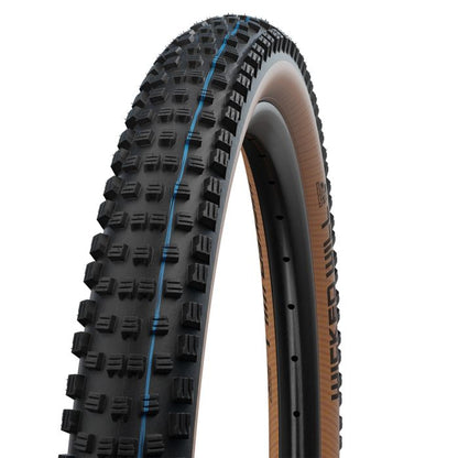 Pneu SCHWALBE WICKED WILL 29x2.25 ADDIX SPEEDGRIP SUPERRACE Tubeless Ready Flexível Castanho