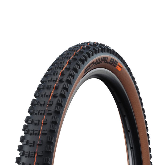 Pneu SCHWALBE WICKED WILL 29x2.40 ADDIX SOFT SUPERRACE Tubeless Ready Soft Castanho