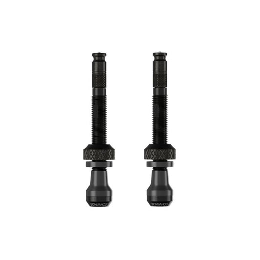 SCHWALBE CLICK VALVE Válvula sem câmara de ar 60mm Preto