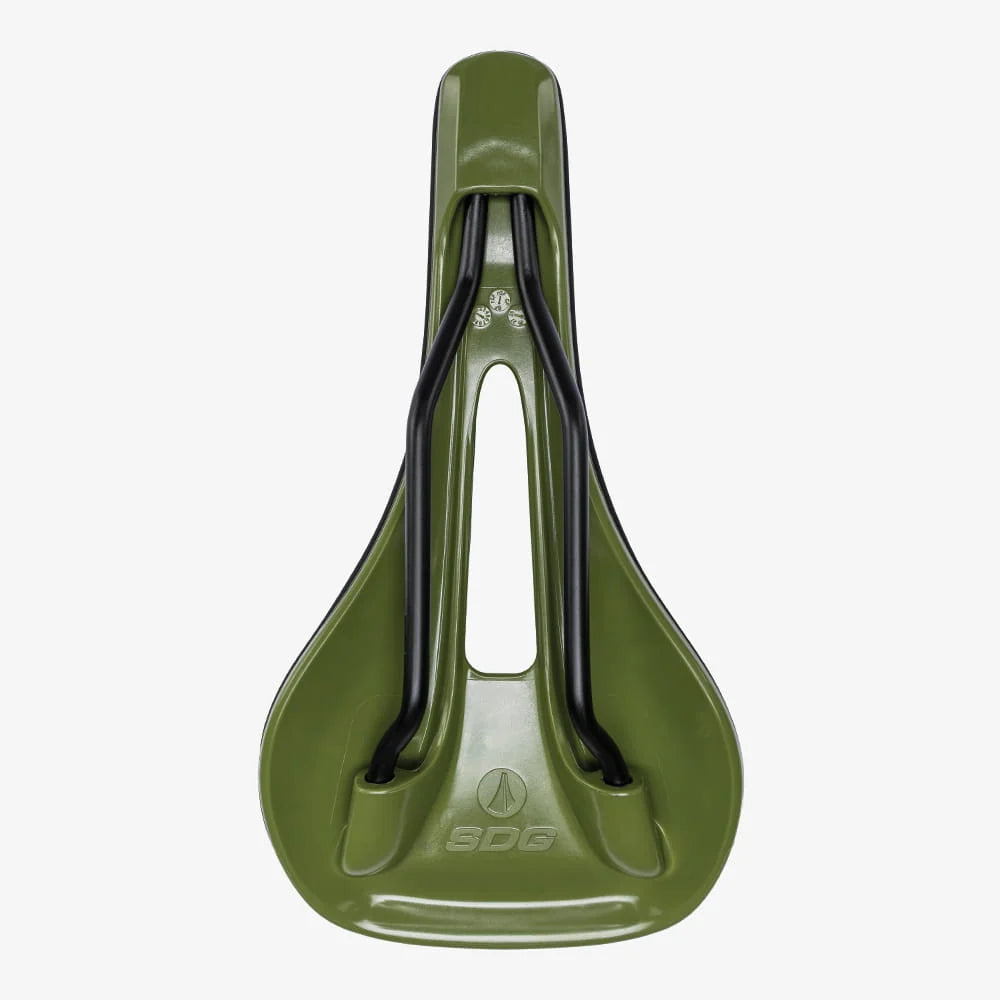 Selim SDG BEL-AIR V3 OVERLAND com carris Lux-Alloy preto/verde-azeitona