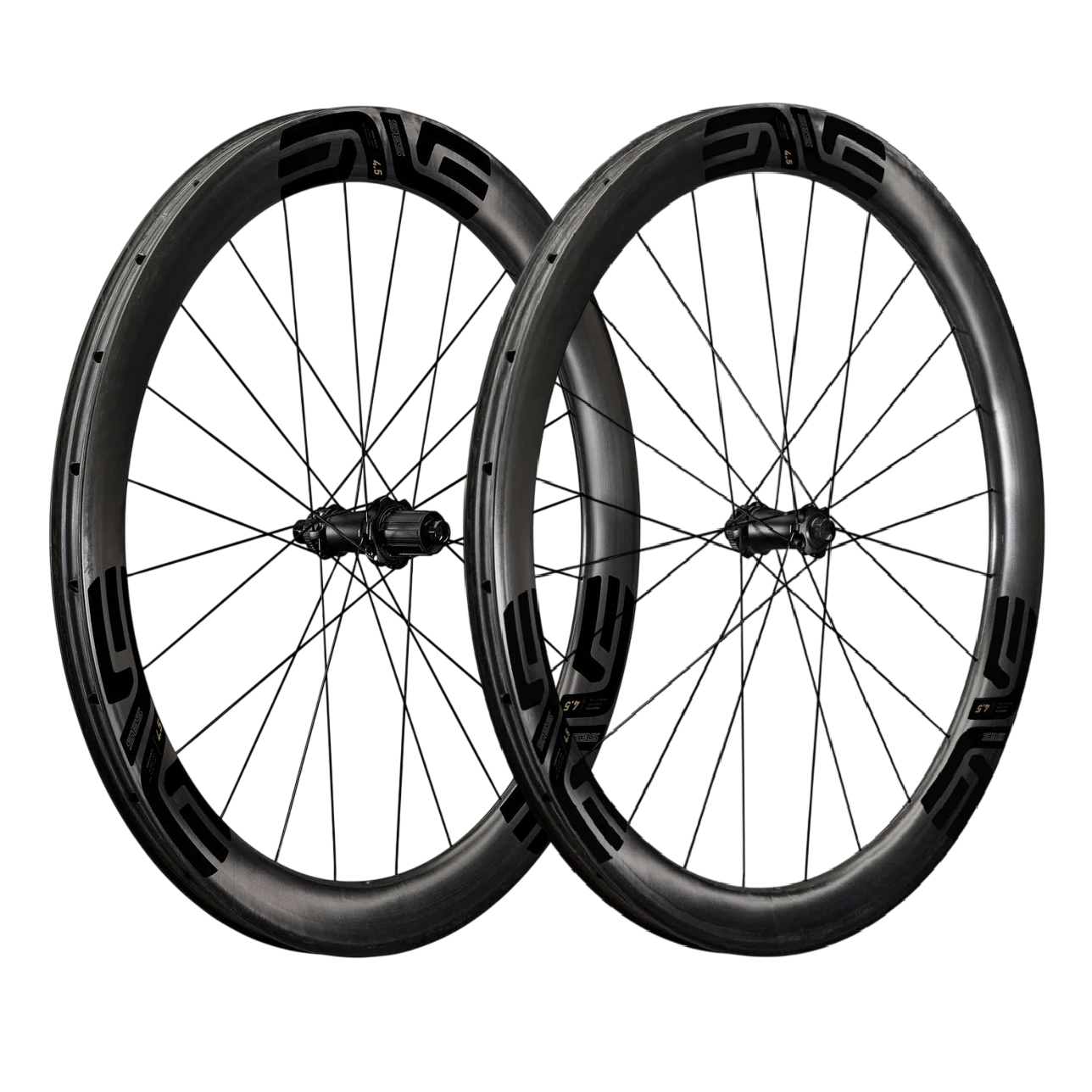 Par de rodas ENVE SES 4.5 Tubeless Reday (Center Lock) Preto