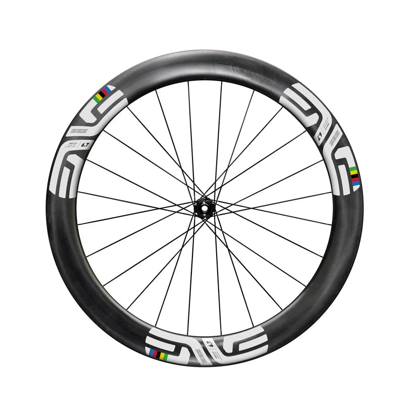 Roda dianteira ENVE SES 6.7 Tubeless Ready (bloqueio central) Branco