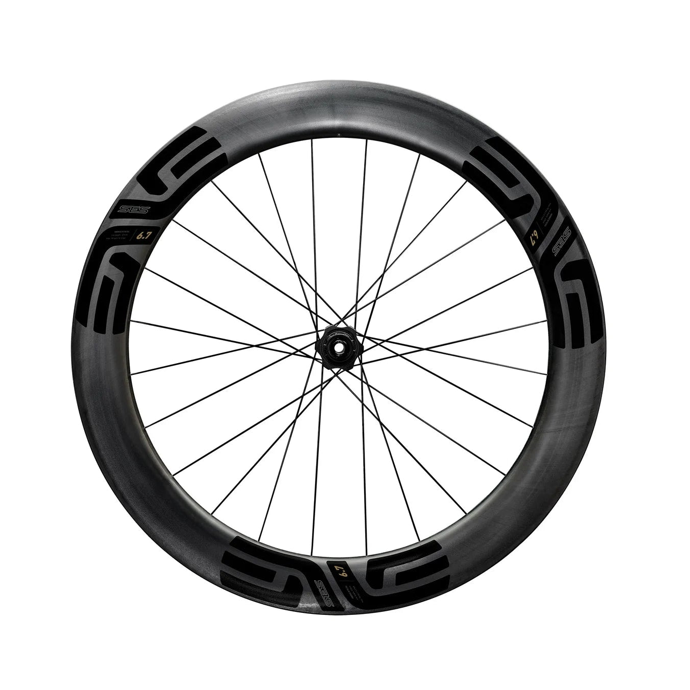 ENVE SES 6.7 Tubeless Ready Roda Traseira (Center Lock) Preto