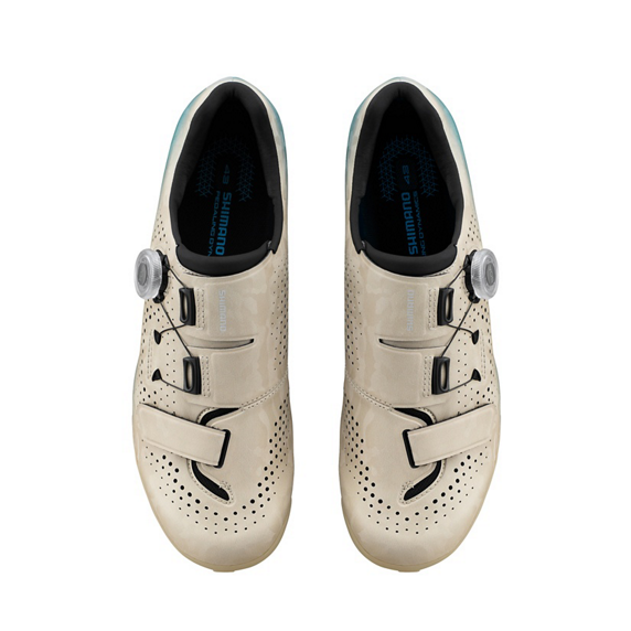 Sapatos SHIMANO RX600 Beige/Blue Gravel
