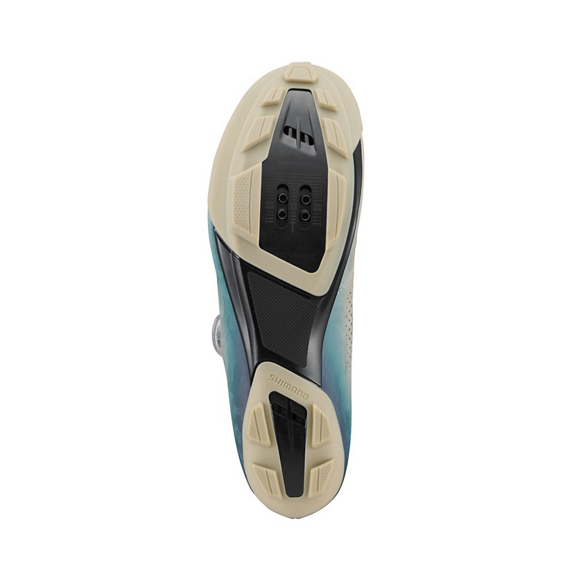 Sapatos SHIMANO RX600 Beige/Blue Gravel