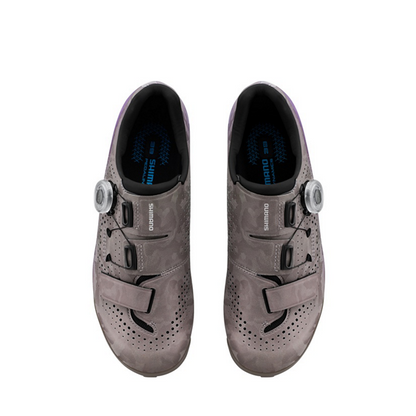 Sapatos VTT XC/Gravel SHIMANO RX600 Femme Cinzento/Violeta