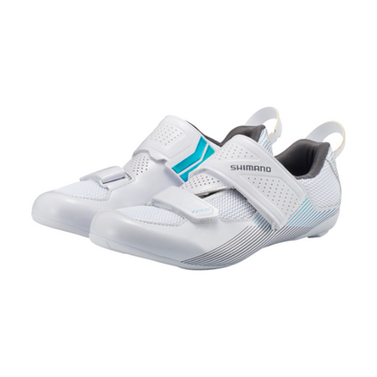 Sapatilhas de Triatlo SHIMANO TR501 Mulher Branco