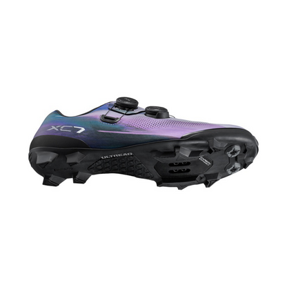 Sapatos VTT SHIMANO XC703 Butterfly Prateado/Violeta