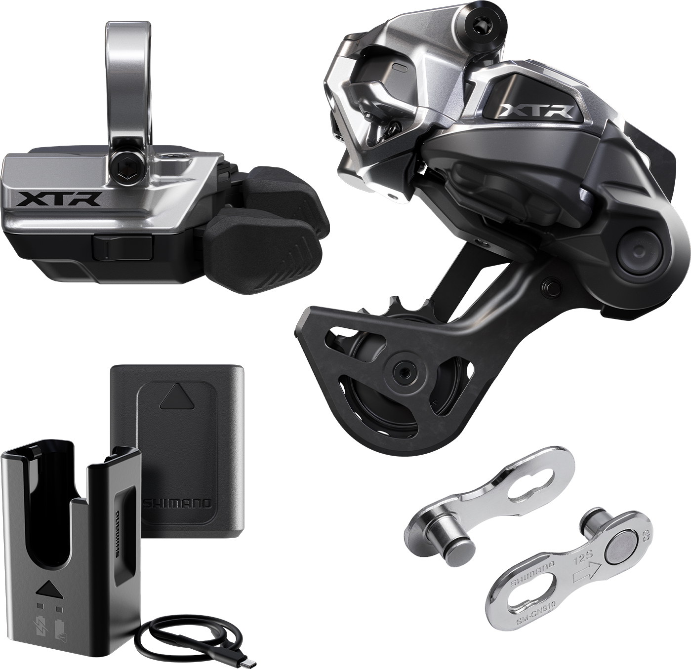 Kit de atualização SHIMANO XTR Di2 sem fios M9250-GS Suporte de gola média