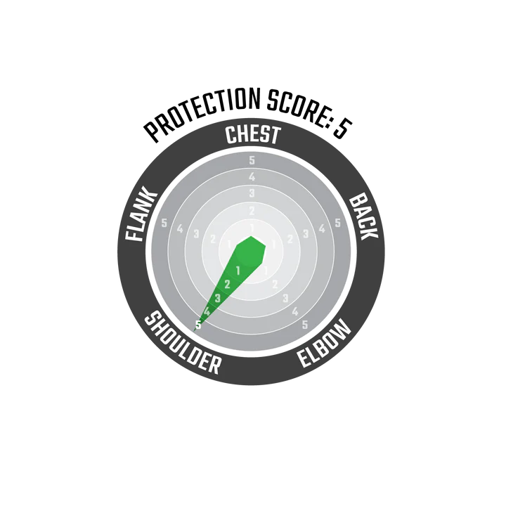 T-Shirt de proteção dos ombros LEATT 3DF AIRFIT LITE EVO Preto