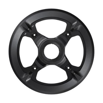 Coroa Mono E-Bike SHIMANO SM-CRE70-12 12V Guia de Corrente Duplo