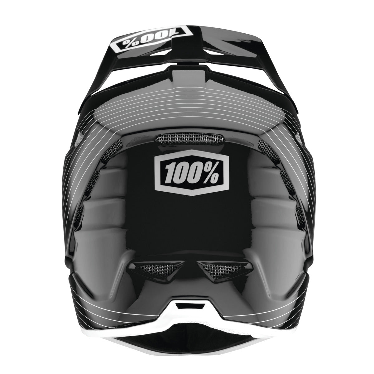 Capacete de BTT 100% AIRCRAFT COMPOSITE Preto/Branco