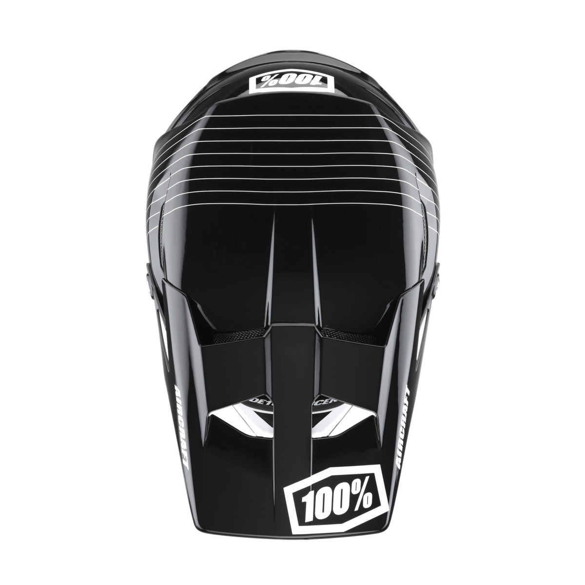 Capacete de BTT 100% AIRCRAFT COMPOSITE Preto/Branco