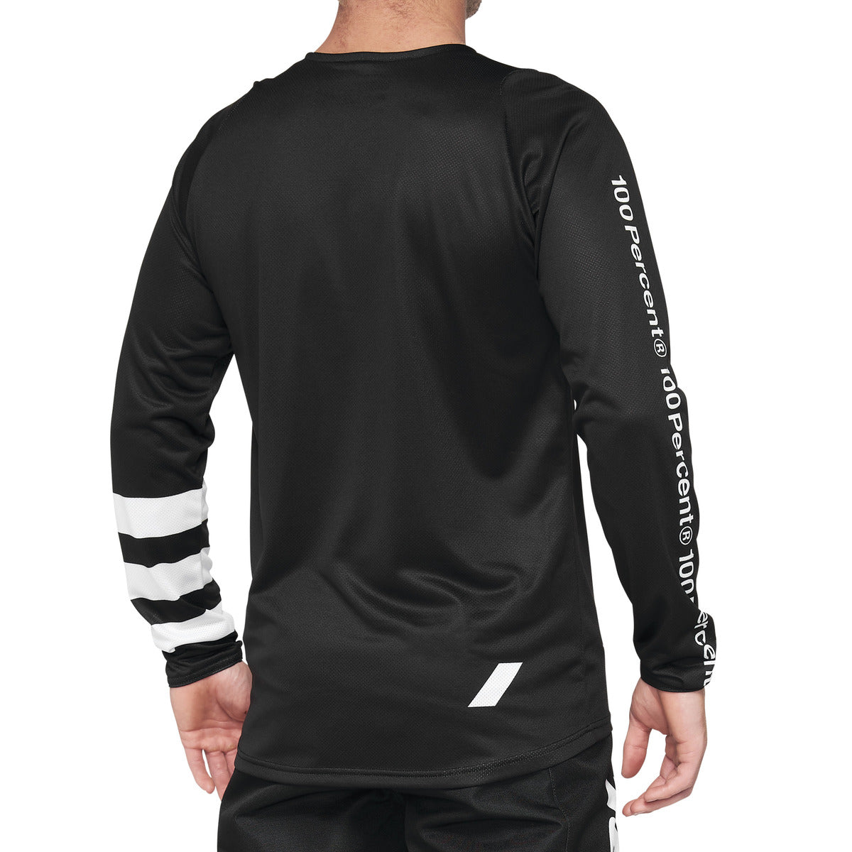 100% R-CORE Camisola de manga comprida Preto/Branco