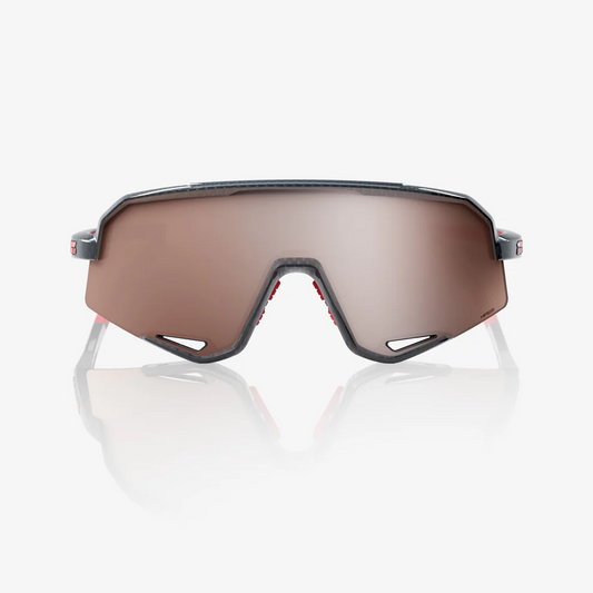 Óculos 100% SLENDALE Black Carbon Hiper Mirror Silver