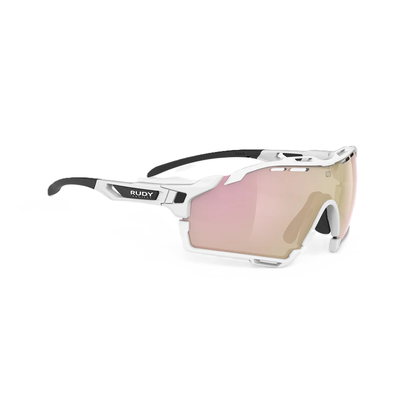 Óculos de sol RUDY PROJECT CUTLINE Lentes brancas RP Optics Multilaser Rose Gold