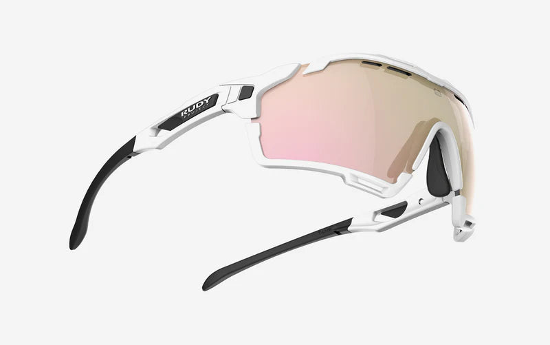 Óculos de sol RUDY PROJECT CUTLINE Lentes brancas RP Optics Multilaser Rose Gold