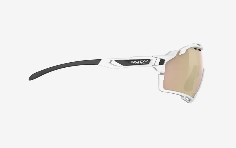 Óculos de sol RUDY PROJECT CUTLINE Lentes brancas RP Optics Multilaser Rose Gold