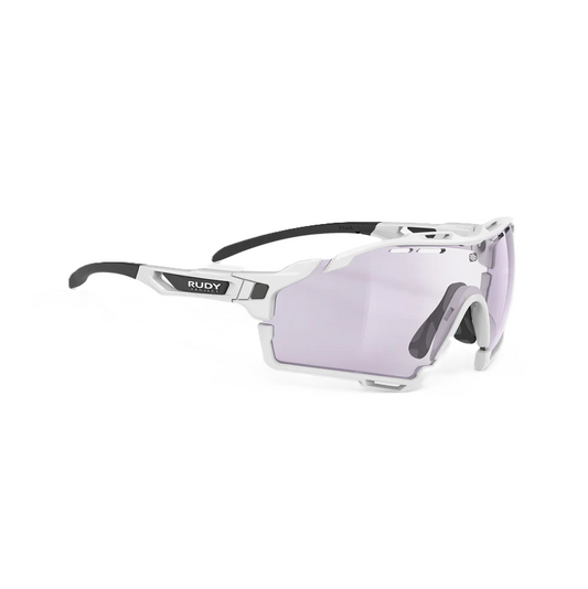 RUDY PROJECT CUTLINE Sunglasses White IMPACTX™ Lenses Photochromic Laser Purple