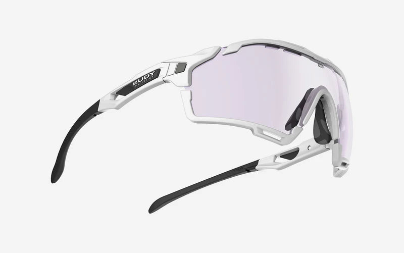 RUDY PROJECT CUTLINE Sunglasses White IMPACTX™ Lenses Photochromic Laser Purple