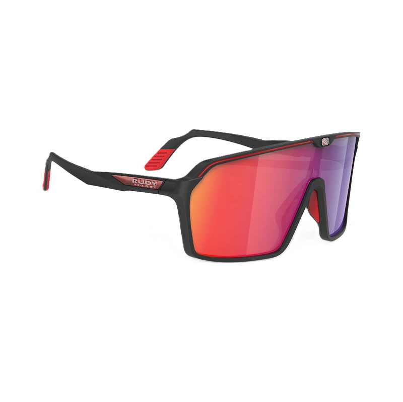RUDY PROJECT SPINSHIELD Glasses Preto RP Optics Multilaser Red Lenses
