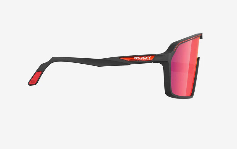 RUDY PROJECT SPINSHIELD Glasses Preto RP Optics Multilaser Red Lenses