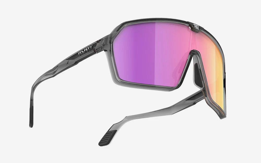 RUDY PROJECT SPINSHIELD Crystal Ash Sunglasses RP Optics Multilaser Sunset Lenses