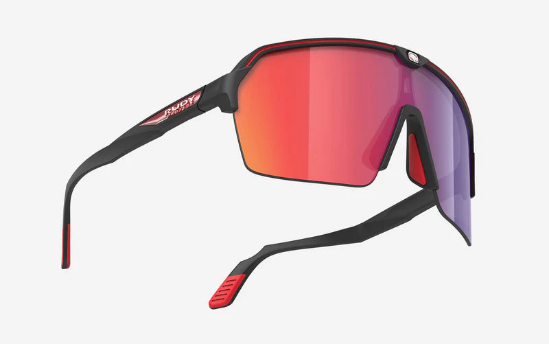 RUDY PROJECT SPINSHIELD AIR Glasses Matt Black RP Optics Multilaser Red Lenses