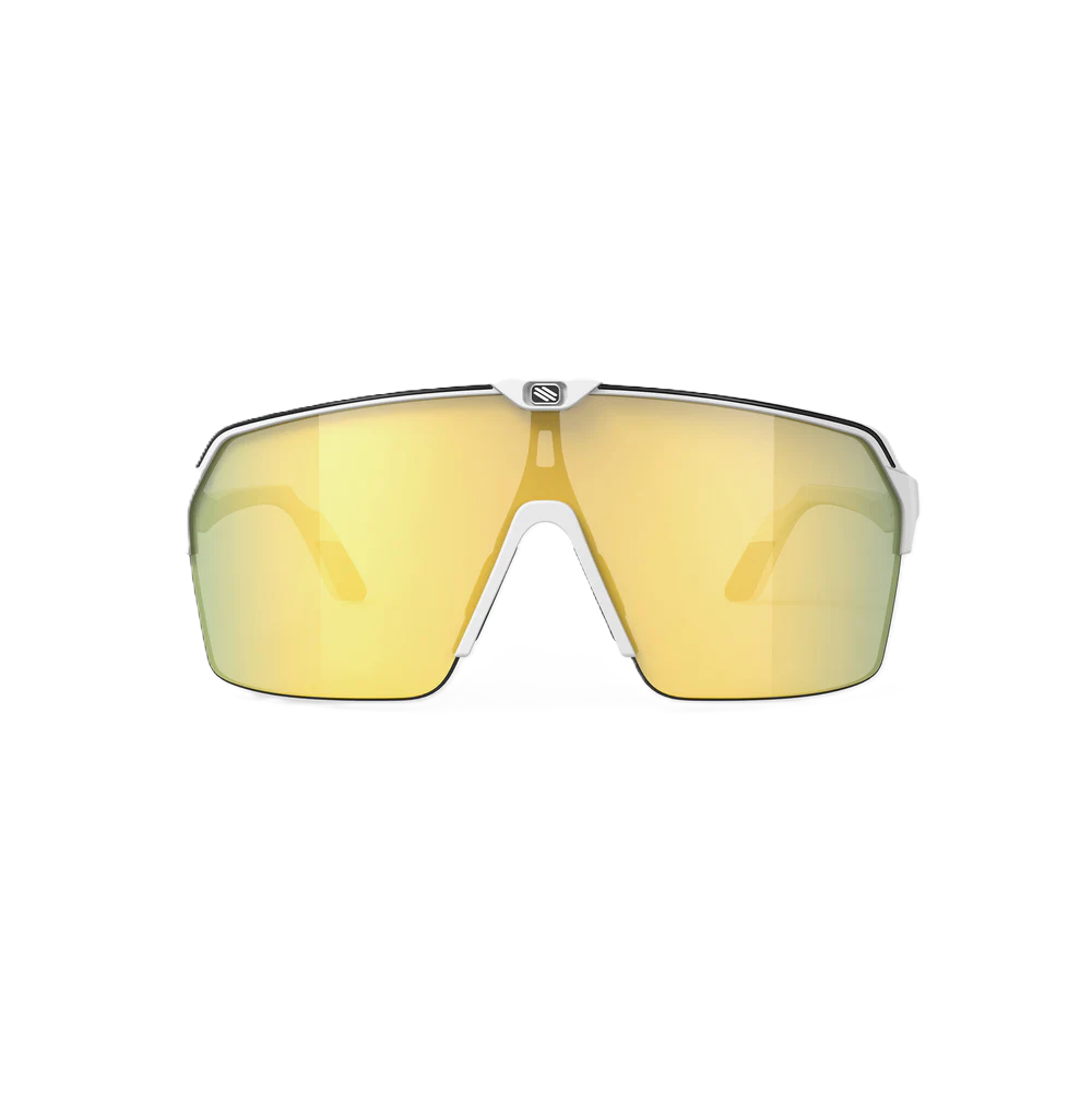 RUDY PROJECT SPINSHIELD AIR Glasses Matt White RP Optics Multilaser Gold Lenses