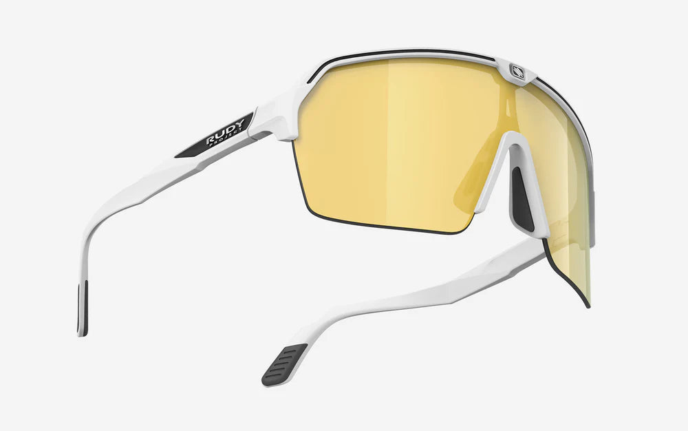 RUDY PROJECT SPINSHIELD AIR Glasses Matt White RP Optics Multilaser Gold Lenses