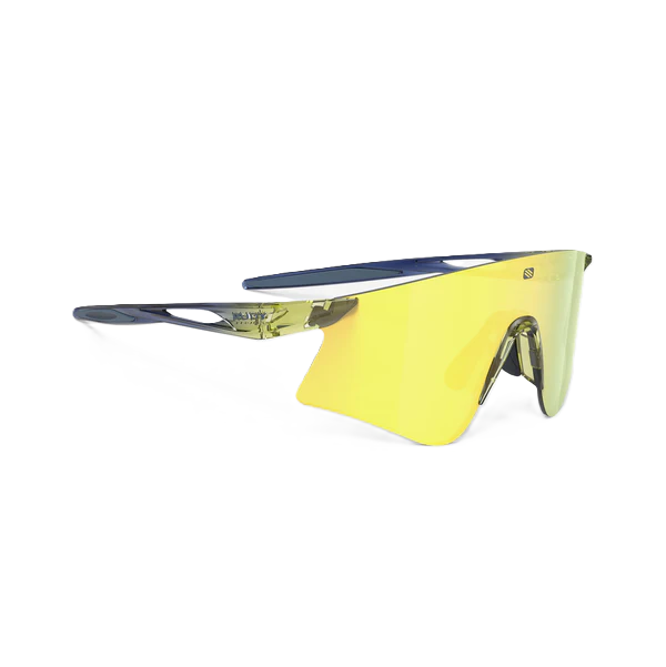 Óculos de sol RUDY PROJECT ASTRAL Lentes verdes/azuis RP Optics Multilaser Yellow