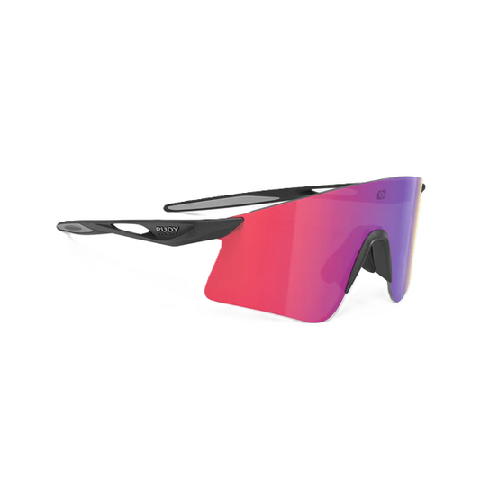 RUDY PROJECT ASTRAL X Óculos pretos RP Optics Multilaser Lentes vermelhas