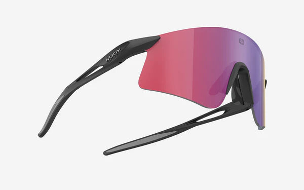 RUDY PROJECT ASTRAL X Óculos pretos RP Optics Multilaser Lentes vermelhas