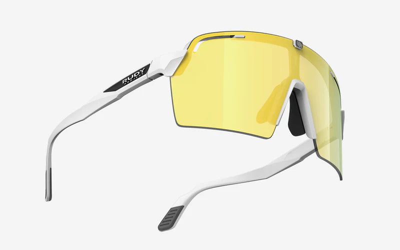 RUDY PROJECT SPINSHIELD PRO Glasses White RP Optics Multilaser Yellow Lenses