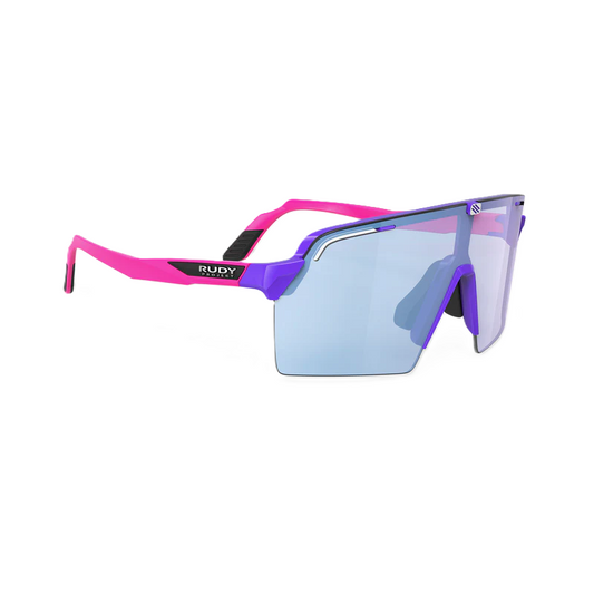 RUDY PROJECT SPINSHIELD PRO Glasses Pink/Violet RP Optics Multilaser Ice Lenses