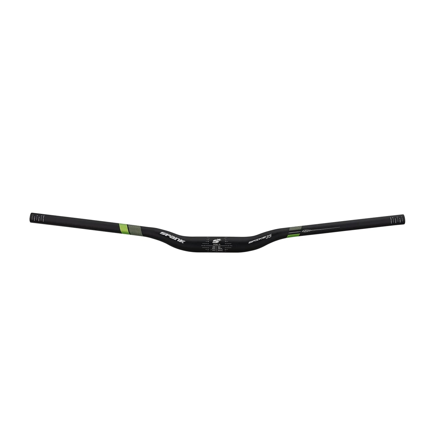 SPANK SPIKE 35 VIBROCORE Rise 25mm 820mm Guiador verde
