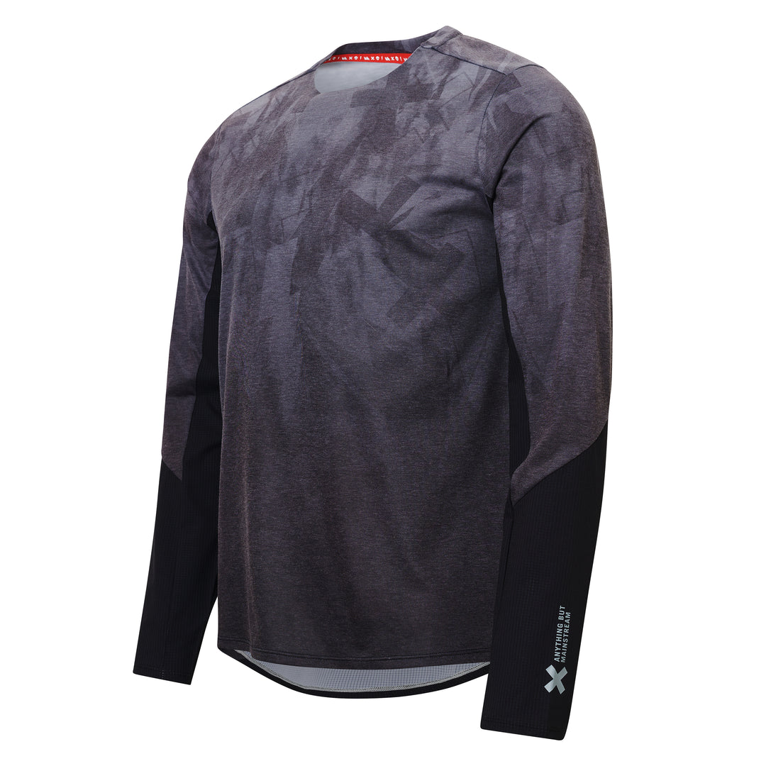 Camisola de manga comprida USWE SPOKE MTB Preto