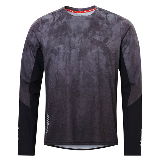Camisola de manga comprida USWE SPOKE MTB Preto
