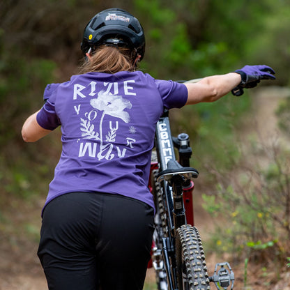 Maillot NORTHWAVE XTRAIL 2 Mulher Mangas Curtas Violeta