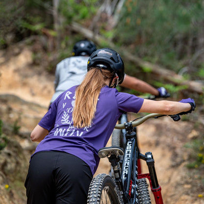 Maillot NORTHWAVE XTRAIL 2 Mulher Mangas Curtas Violeta