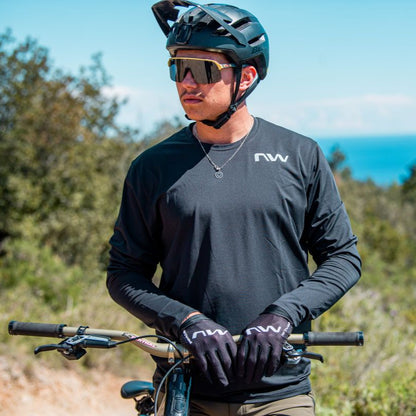 Maillot NORTHWAVE XTRAIL Mangas Compridas Preto