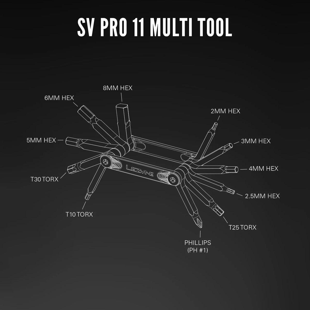Multiferramenta LEZYNE SV PRO 11 prateada
